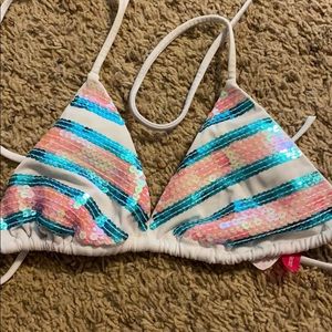 custodian secret triangle bikini top